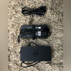 Dell D6000 USB-C Universal 4K Docking Station 130W Power Adapter & DisplayLink
